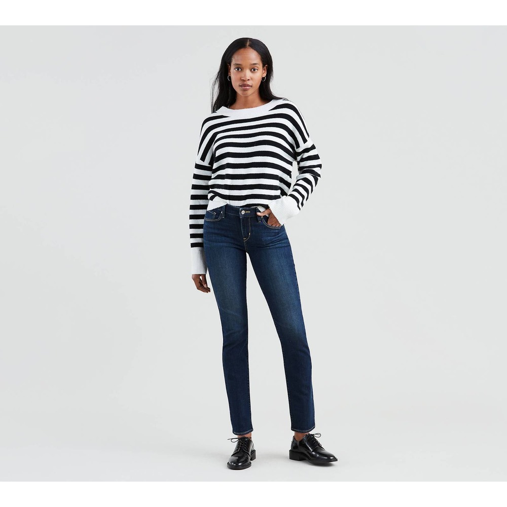 Levi's Mid Rise Skinny Jeans Dark Wash Size 14